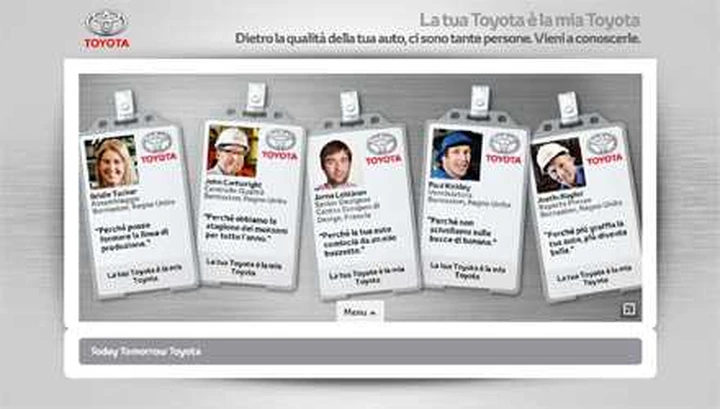 Spot TV: Toyota ci mette la faccia