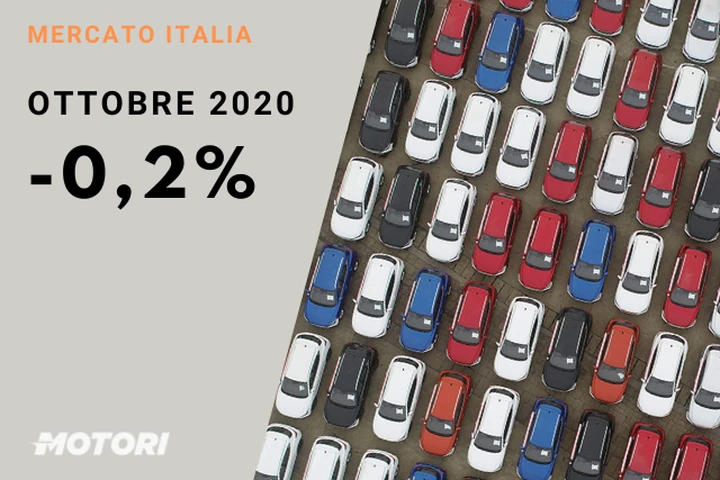 Mercato auto Italia, ottobre 2020 in lieve calo: -0,2%