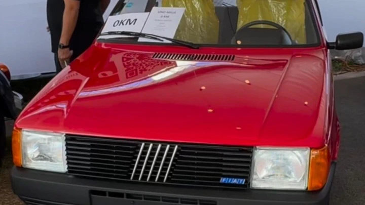 Fiat Uno Mille del 1990, ha zero chilometri: venduta a un prezzo elevato