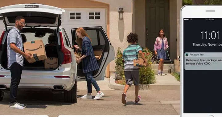Volvo: collaborazione con Amazon per la consegna pacchi