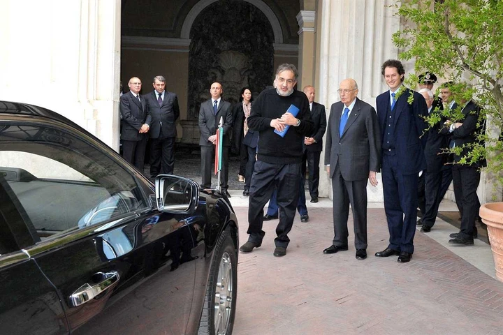 Lancia Thema presidenziale consegnata a Napolitano
