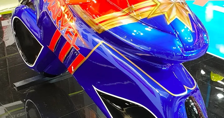 EICMA 2018: Motomorphosis presenta la moto ispirata a Captain Marvel