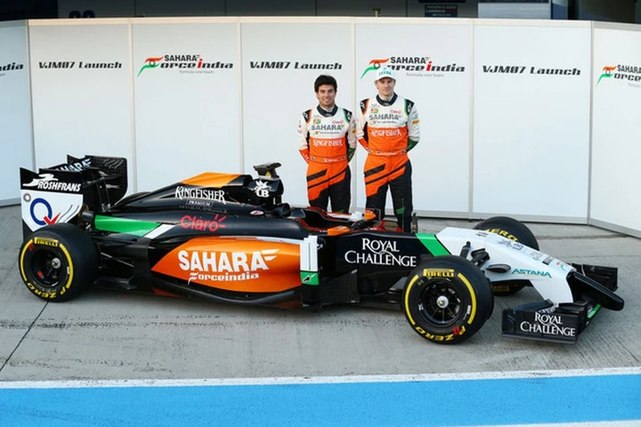 Force India VJM07: svelata in pista