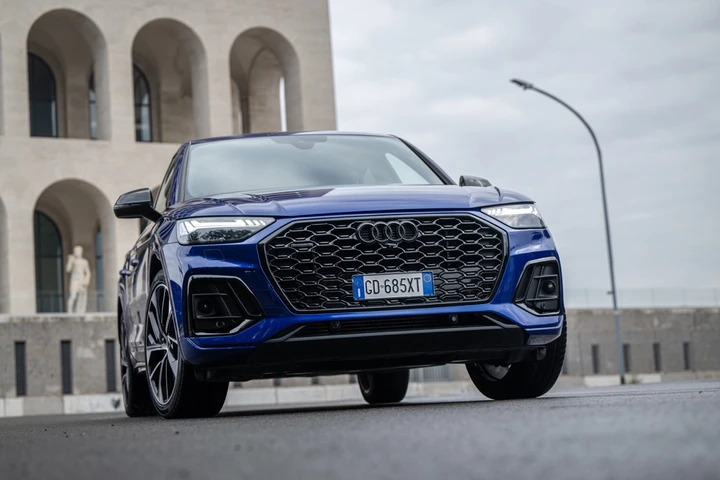 Audi Indentity Black: le foto del test a Roma