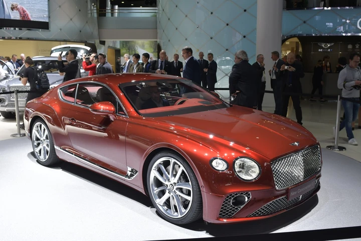 Bentley Continental GT: la nuova generazione al Salone di Francoforte 2017