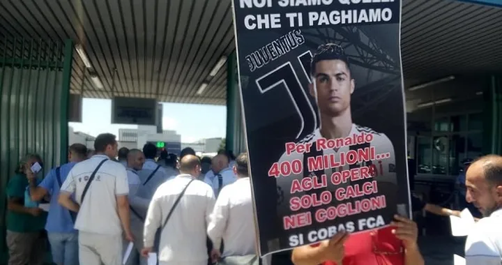 Ronaldo alla Juve, le proteste a Pomigliano e gli scioperi a Melfi