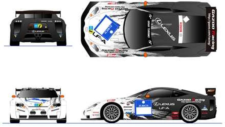 Lexus ritorna alla 24 Ore del Nurburgring con la futura LF-A