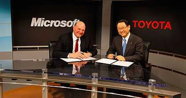 Toyota e Microsoft insieme per i servizi telematici