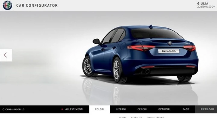 Alfa Romeo Giulia, ecco versioni e prezzi