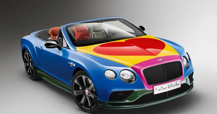 Bentley Continental GT by Peter Blake: all'asta a Goodwood
