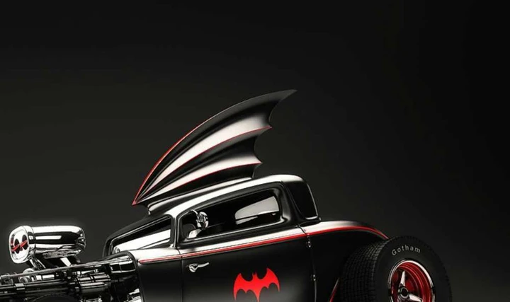 Batmobile hot rod di Mark La Frenais