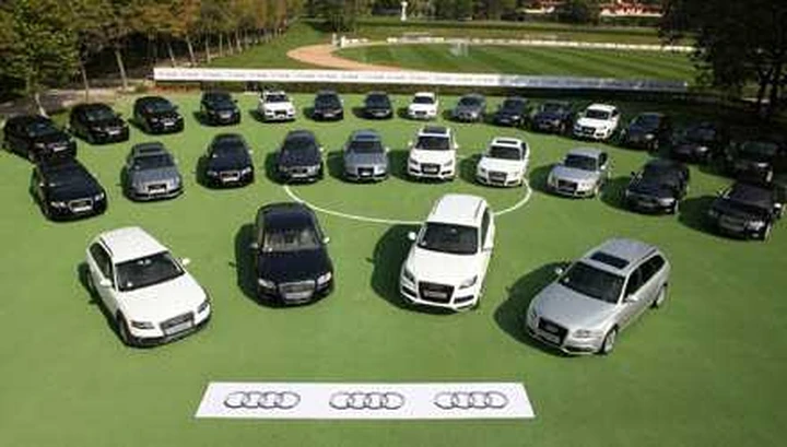Le Audi per i calciatori del Milan
