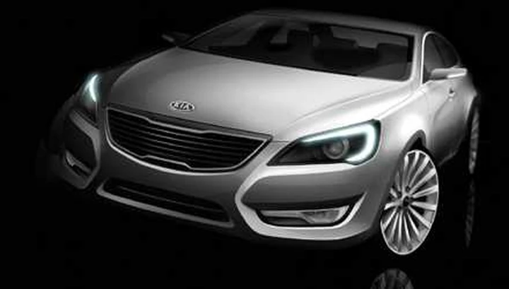 Kia VG: i primi rendering della berlina che sostituirà la Opirus