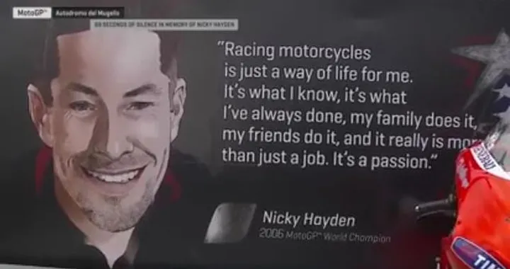Mugello, 69 secondi di silenzio per Nicky Hayden