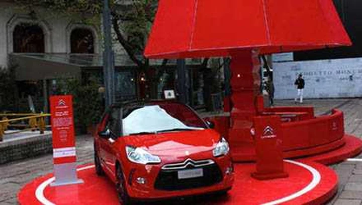 Citroen DS3 al Salone del Mobile di Milano