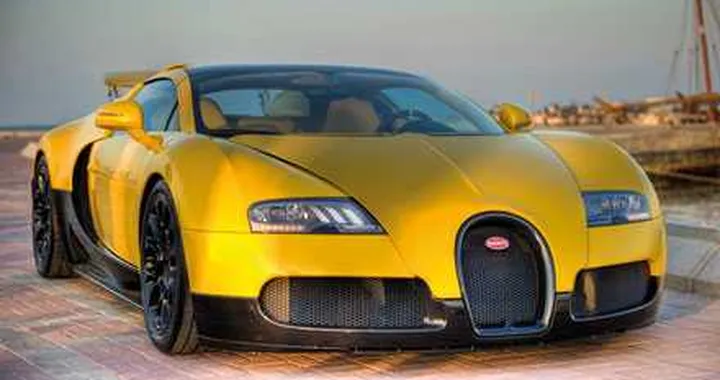 Bugatti Veyron Grand Sport: gialla per il Salone del Qatar