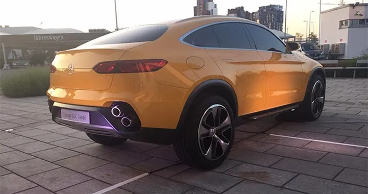 Mercedes-Benz GLC Coupé Concept, debutto in Italia