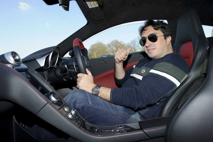 McLaren MP4-12C sulla pista di Top Gear