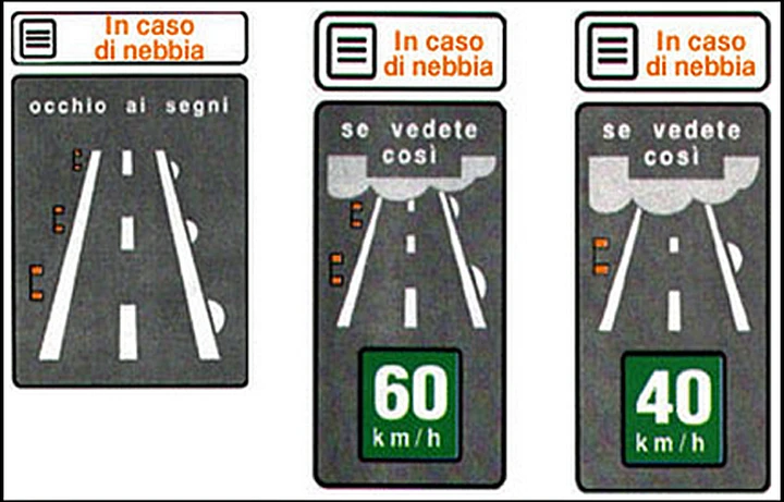 Nebbia autostrada: i consigli degli esperti