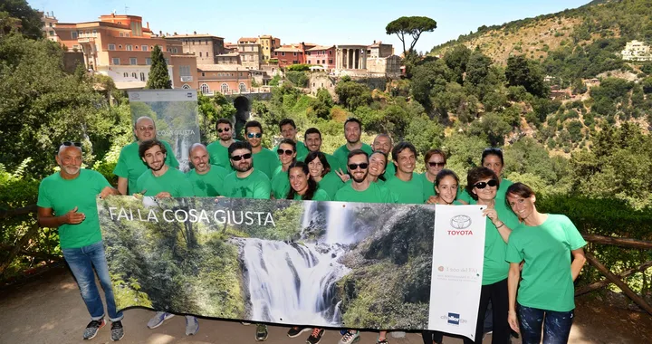 Toyota contribuisce alla riqualificazione del Parco Villa Gregoriana a Tivoli