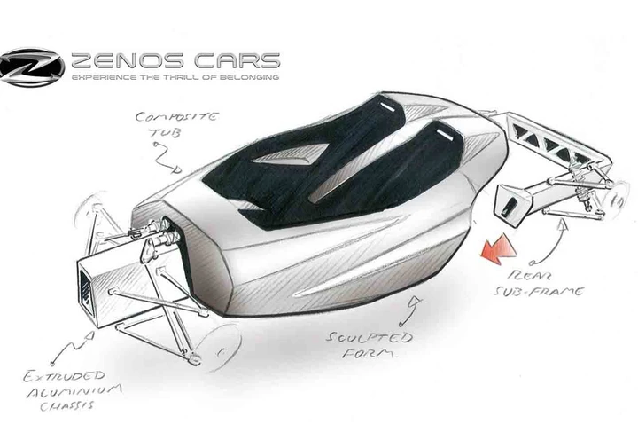 Zenos E10, i bozzetti ufficiali