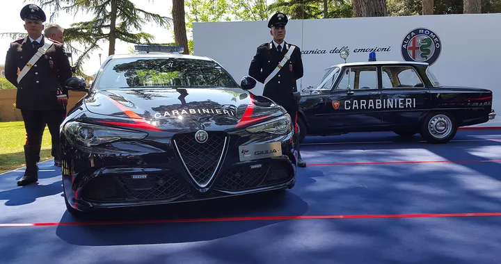 Alfa Romeo Giulia Quadrifoglio: due esemplari per i Carabinieri