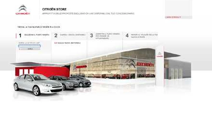 Citroen lancia Citroen Store, lo showroom digitale
