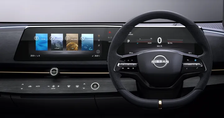 Nissan: il display innovativo del concept Ariya