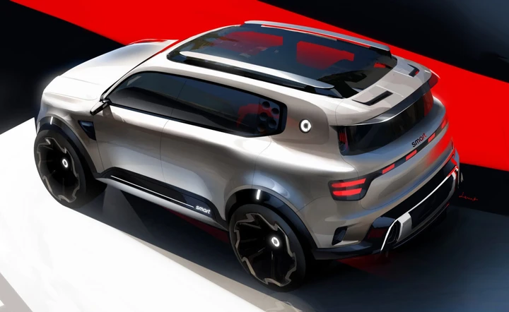 Smart #5, il nuovo SUV elettrico debutta il 28 agosto