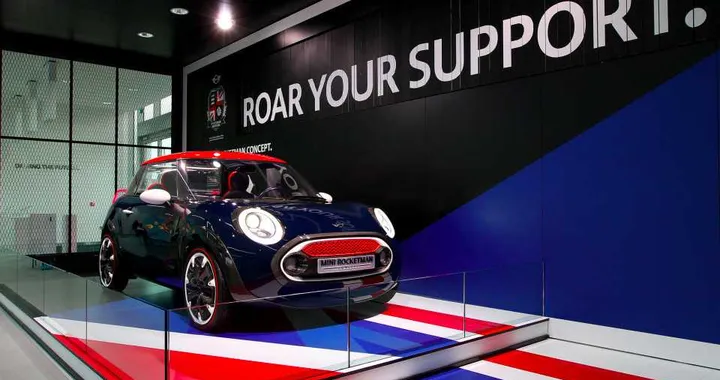 Mini Rocketman Olympic: in esposizione a Londra