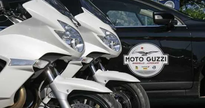 Volvo accompagna Moto Guzzi a Capo Nord