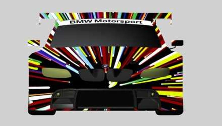 Una BMW M3 GT2 dipinta da Koons a Le Mans