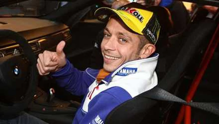 Valentino Rossi spreme la M3 GTS
