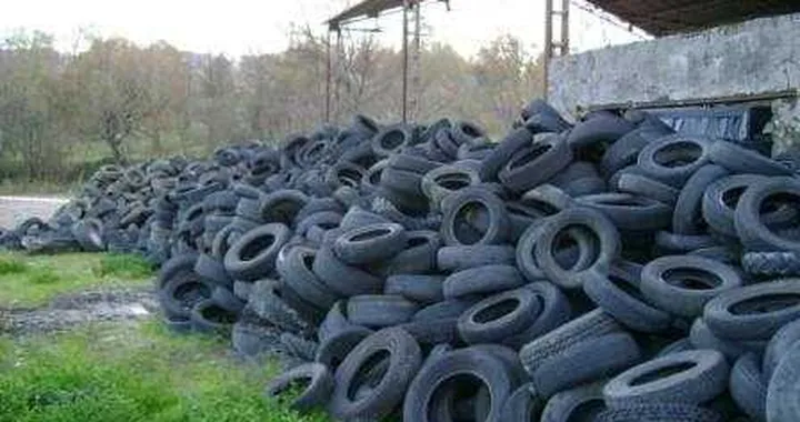 Pneumatici: 100mila tonnellate in discariche abusive