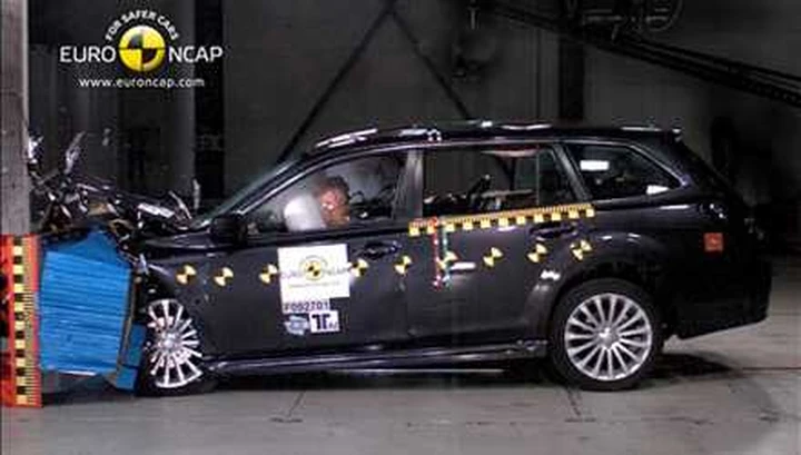 Subaru Legacy: cinque stelle Euro NCAP al crash test