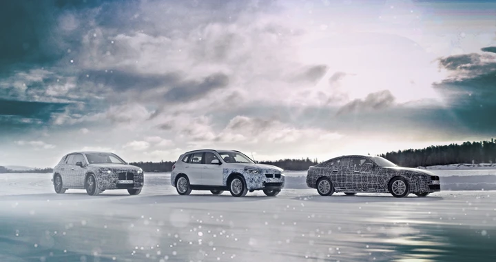 Auto elettriche: Bmw iX3, i4 e iNext in prova sulla neve