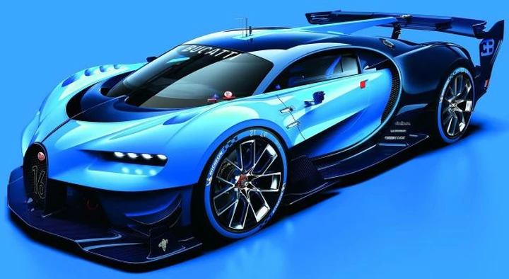 Bugatti Vision Gran Turismo al Salone di Francoforte 2015
