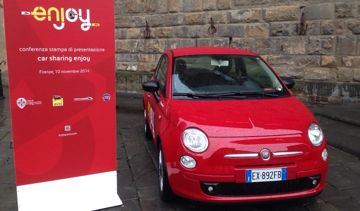 Enjoy, il car sharing di Eni sbarca a Firenze