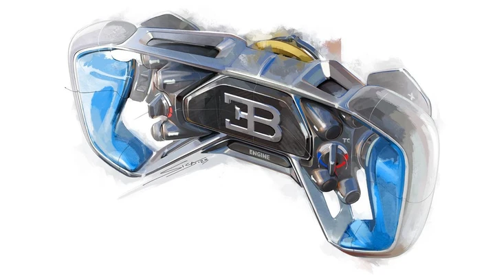 Bugatti Bolide interni