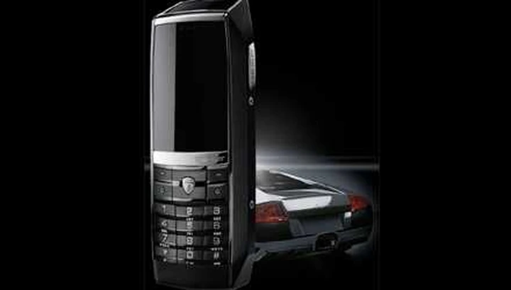 Cellulare di lusso per celebrare Lambo