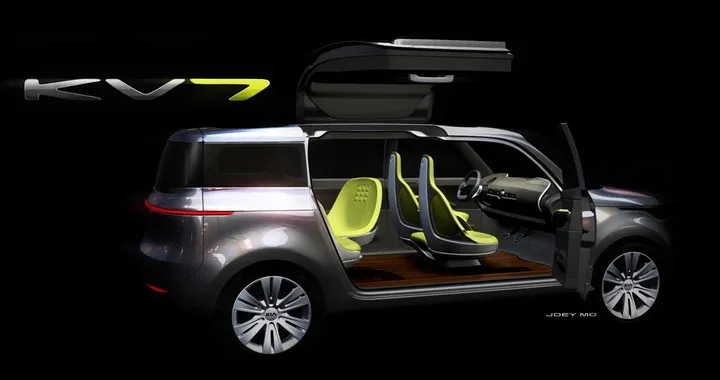 Kia KV7 Concept al Salone di Detroit 2011