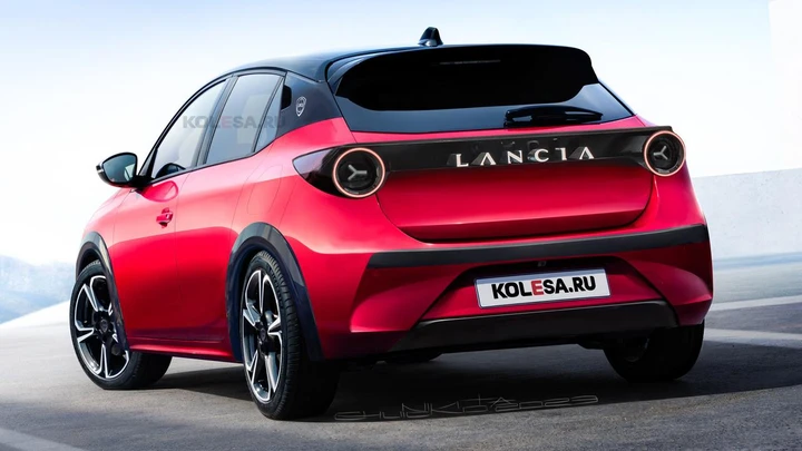 Lancia Ypsilon 2025 render Kolesa