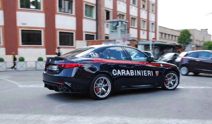 Alfa Romeo Giulia Carabinieri: la prima foto su strada