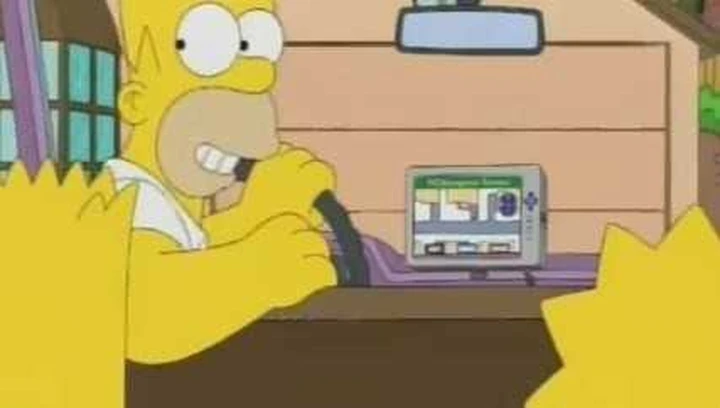 D'oh... Homer Simpson ce l'ha coi navigatori