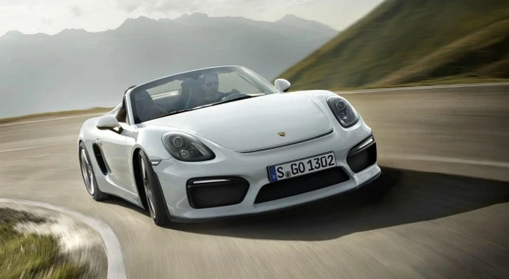 Nuova Porsche Boxster Spyder al Salone New York 2015