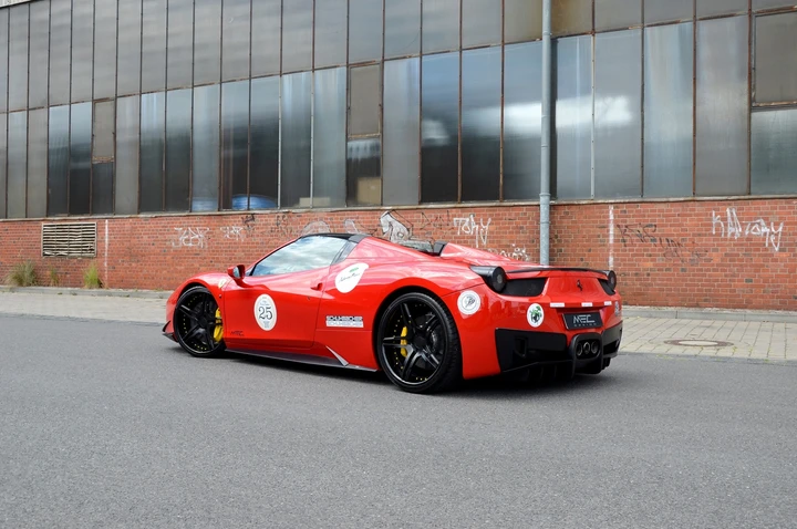 Ferrari 458 Spider Rosso Scossa by Mec Design