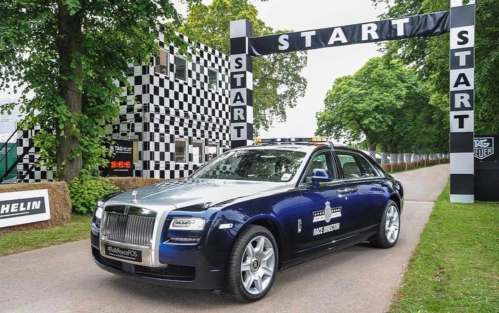 Rolls-Royce Ghost pace car a Goodwood 2012