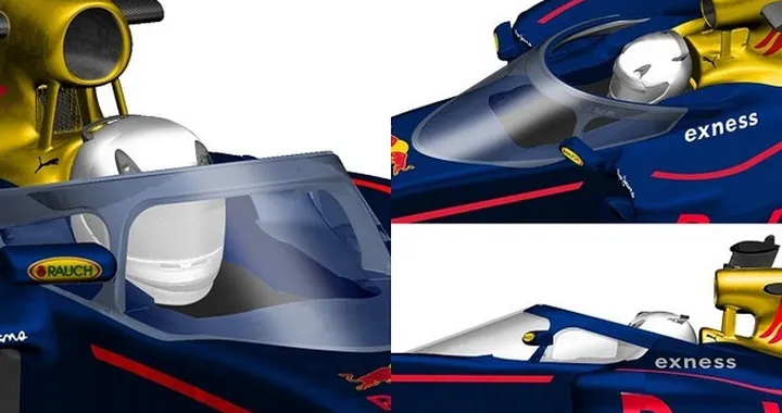 Red Bull testa il cupolino di protezione