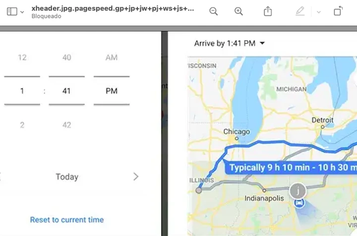 Trucchi Google Maps: orario viaggio