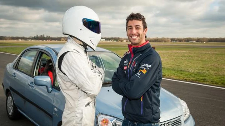 Top Gear, Ricciardo batte record di Hamilton